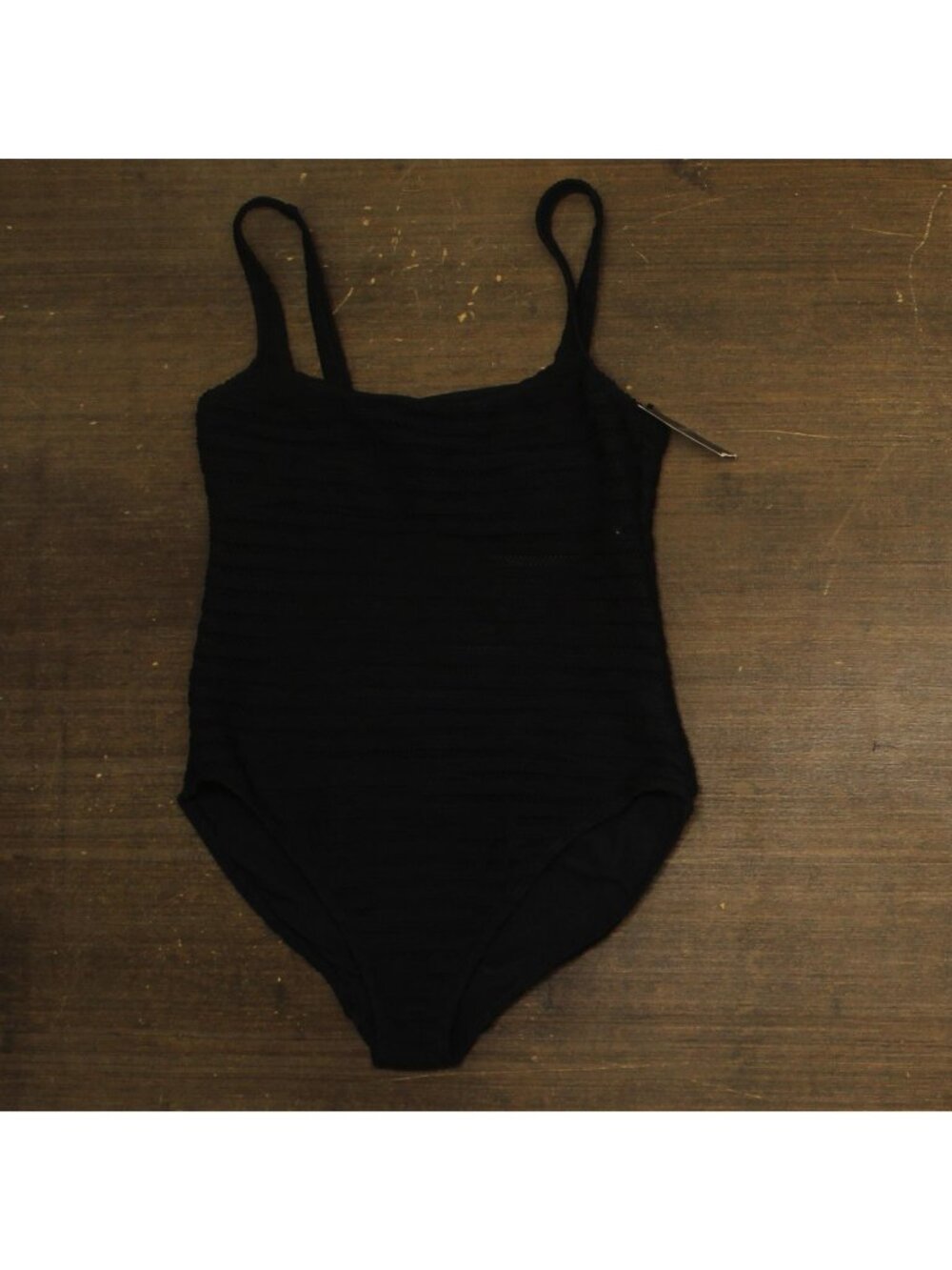Lauren Ralph Lauren Square Neck Over-the-Shoulder One-Piece Swimsuit Black 12